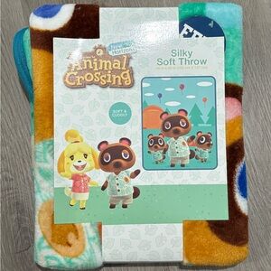 NWT Animal Crossing Silky Soft Throw Blanket